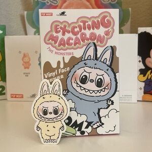 Exciting Macaron Labubu in Soy Milk